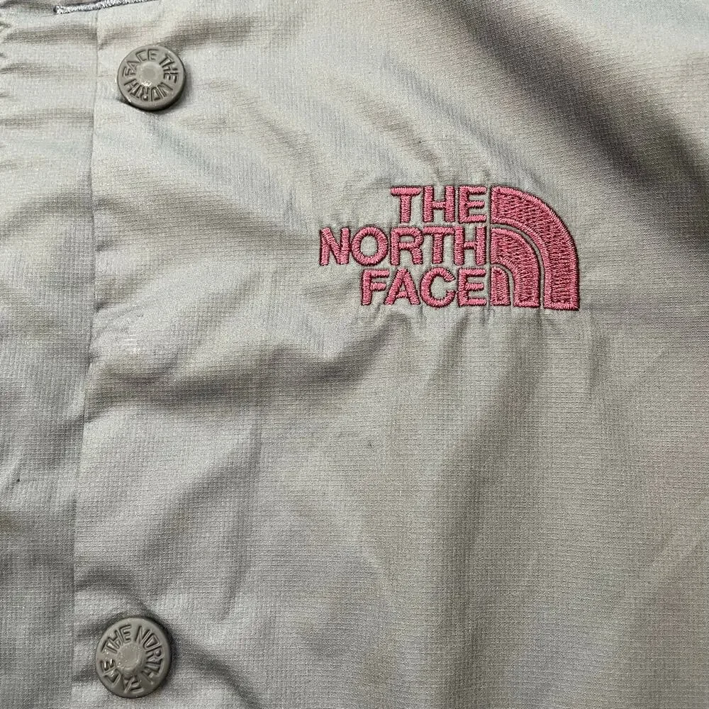 The North Face Mens Small Burgundy Fleece Pullover Jacket Snap Zip Outdoor